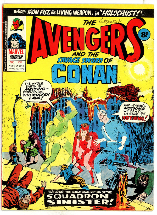 The Avengers 134 FN- (5.5) (1976)