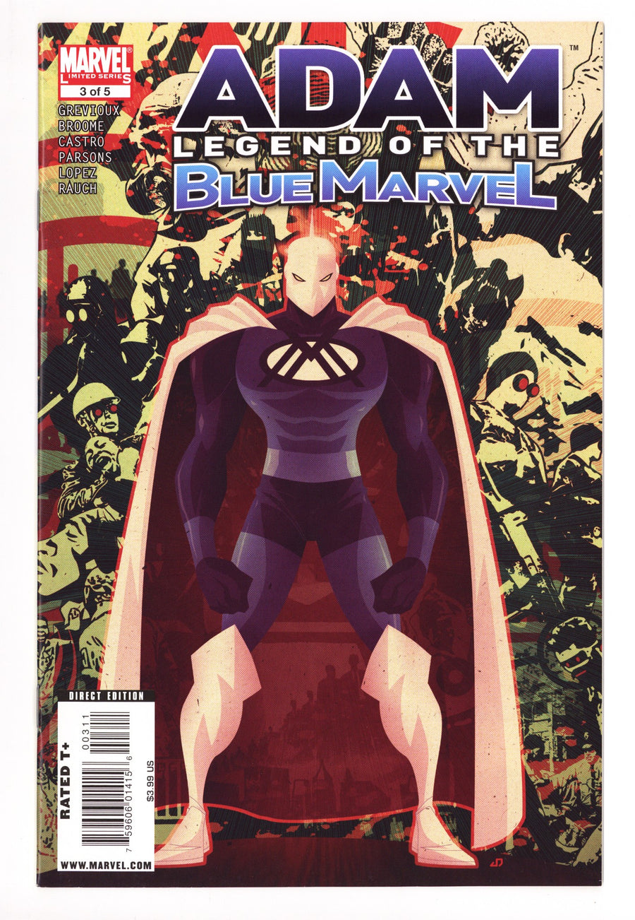 Adam: Legend of the Blue Marvel 3 VF/NM (9.0) (2009) 