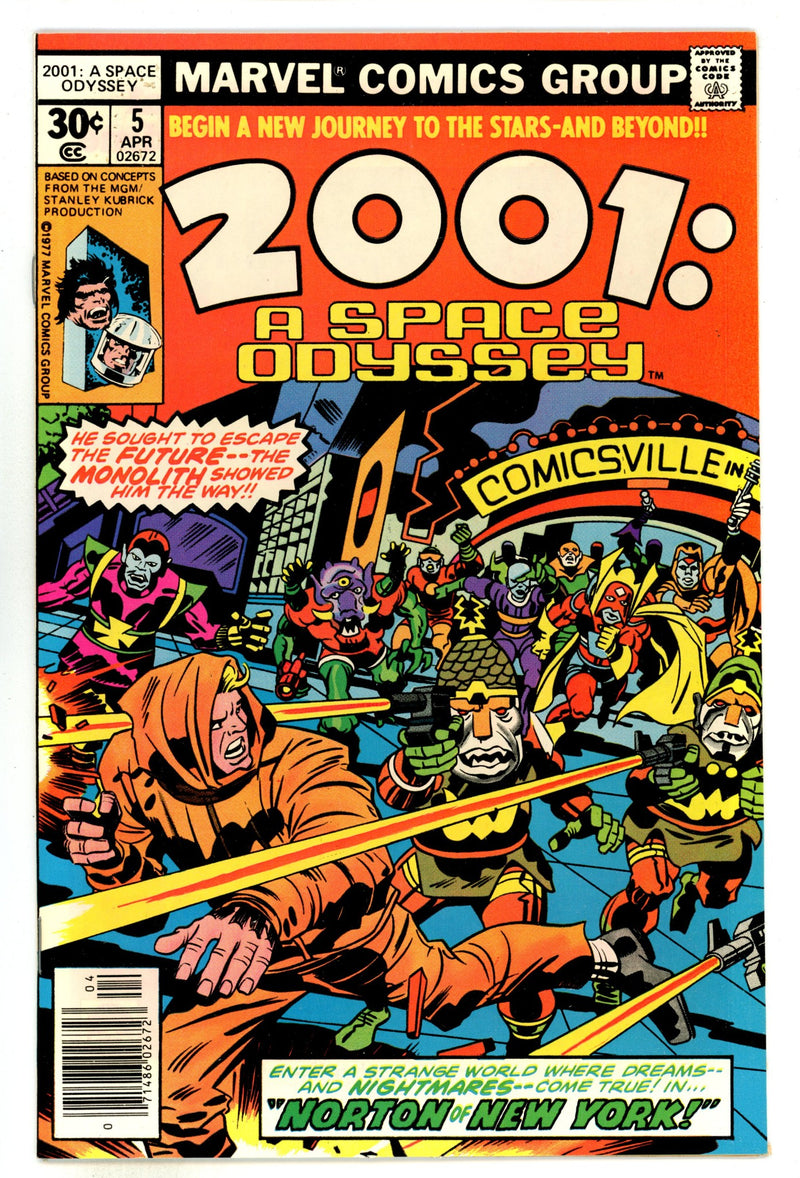 2001, A Space Odyssey 5 VF+ (8.5) (1977) 