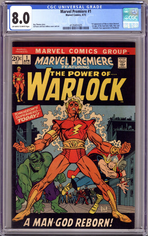 Marvel Premiere 1 CGC 8.0 (VF) (1972) 
