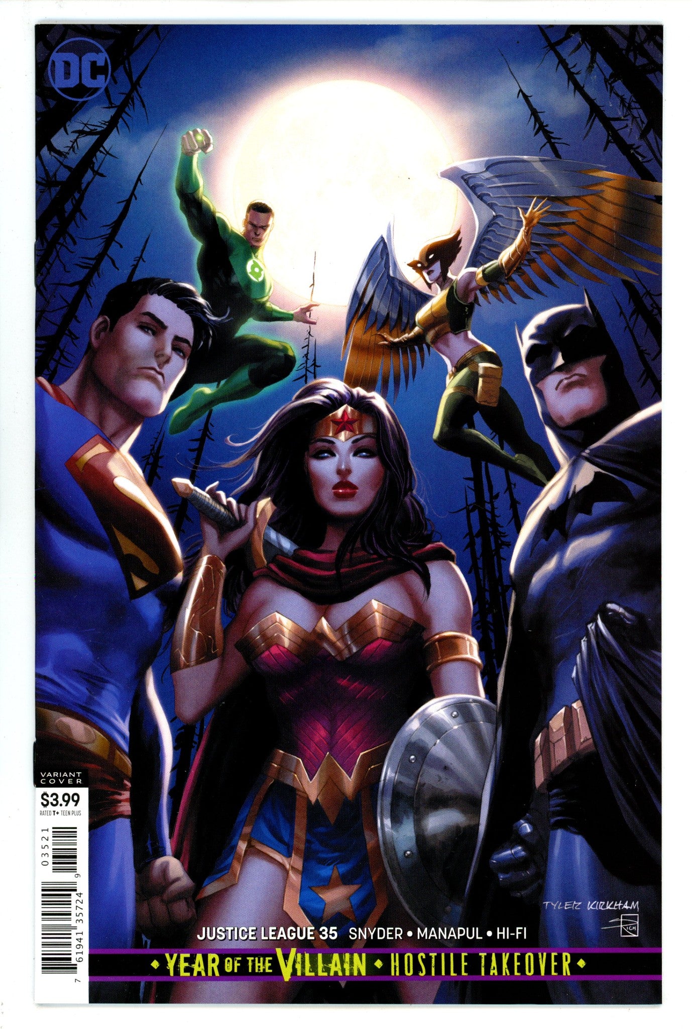 Justice League Vol 3 35 High Grade (2020) Kirkham Variant 