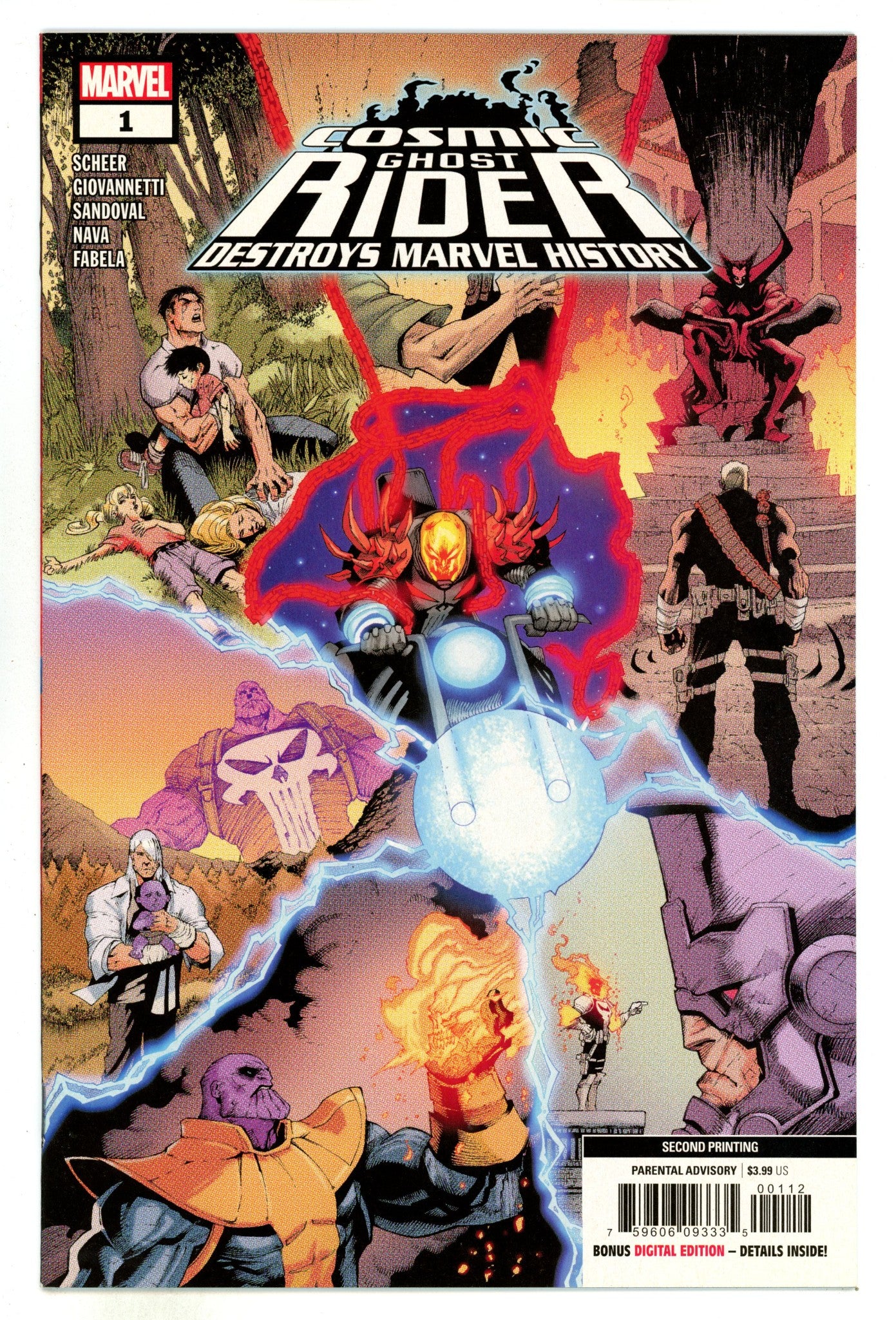 Cosmic Ghost Rider Destroys Marvel History 1 High Grade (2019) 2nd Print 