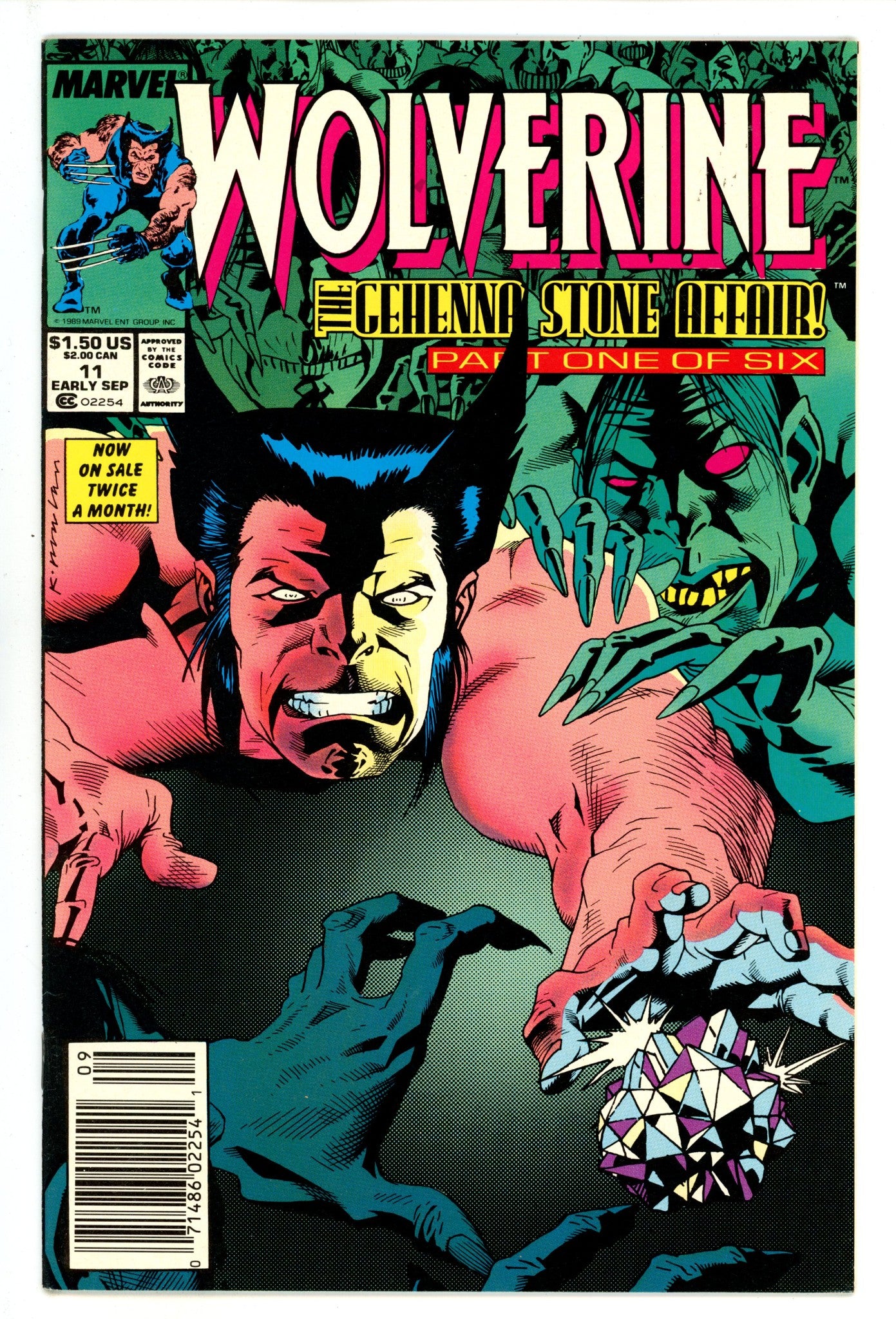 Wolverine Vol 2 11 High Grade (1989) Newsstand 