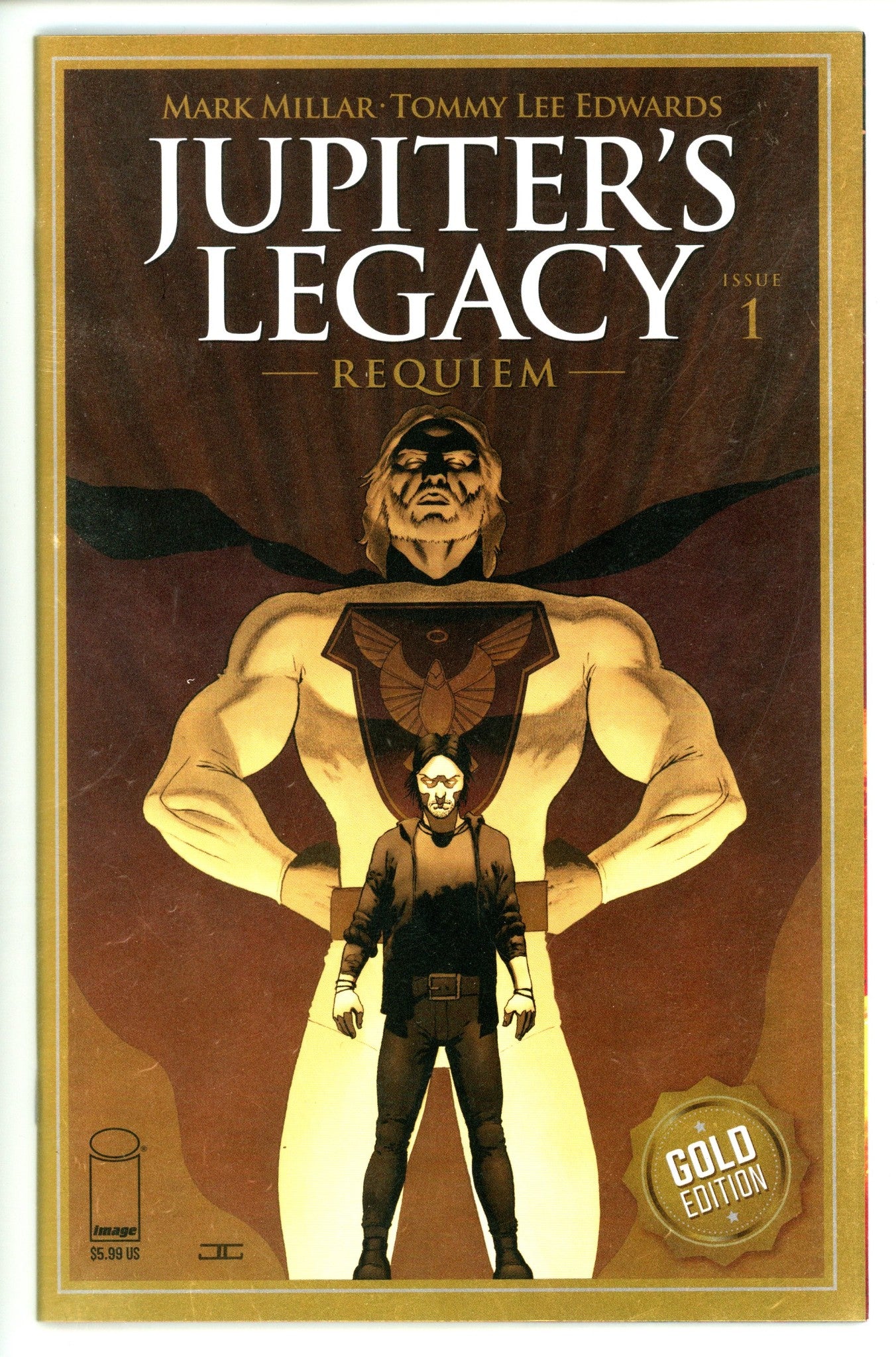 Jupiter's Legacy Requiem 1 High Grade (2021) Cassaday Gold Foil One Per Store Variant 