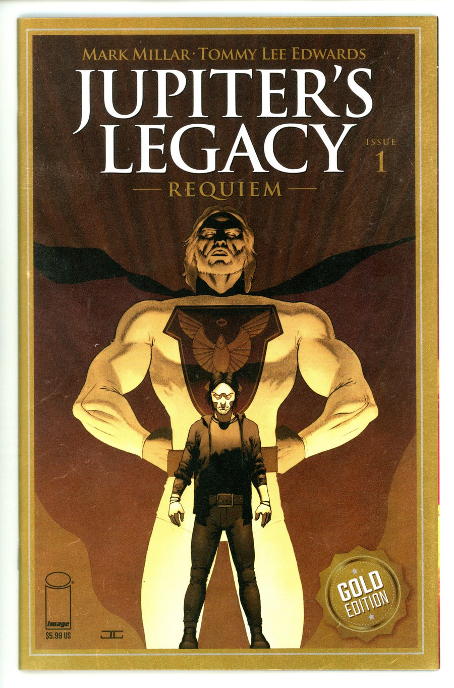 Jupiter's Legacy Requiem 1 High Grade (2021) Cassaday Gold Foil One Per Store Variant 