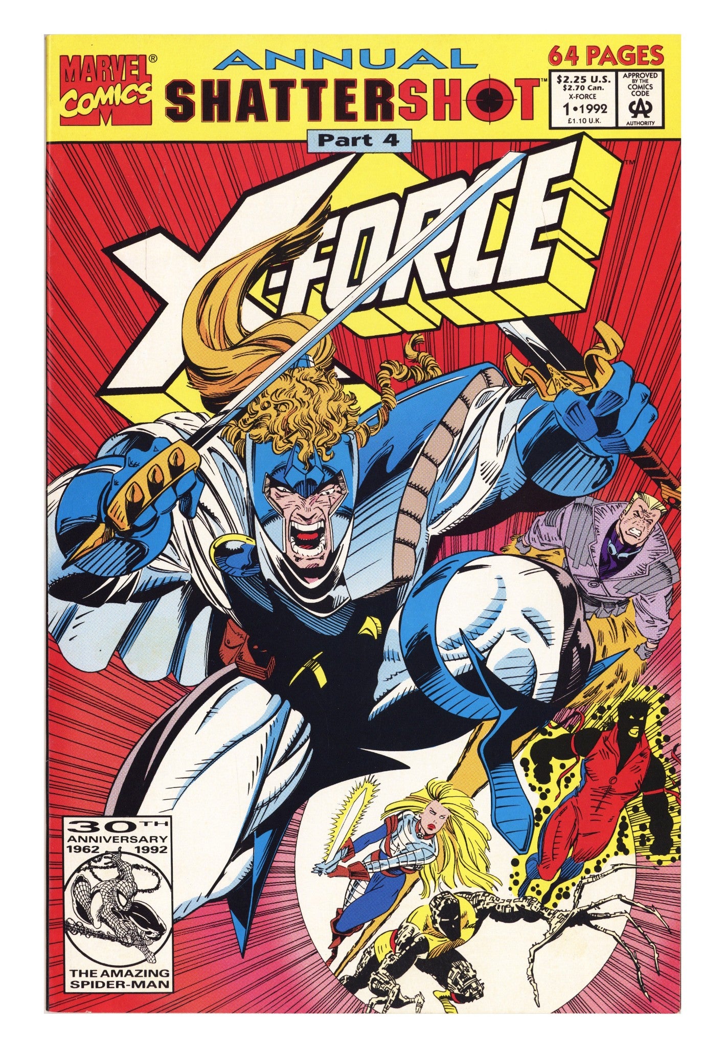 X-Force Annual Vol 1 1 High Grade (1992) 