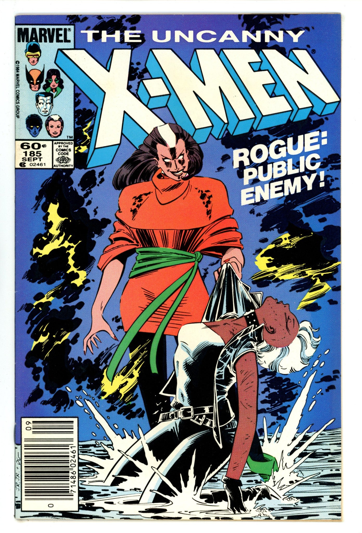 The Uncanny X-Men Vol 1 185 High Grade (1984) Newsstand 