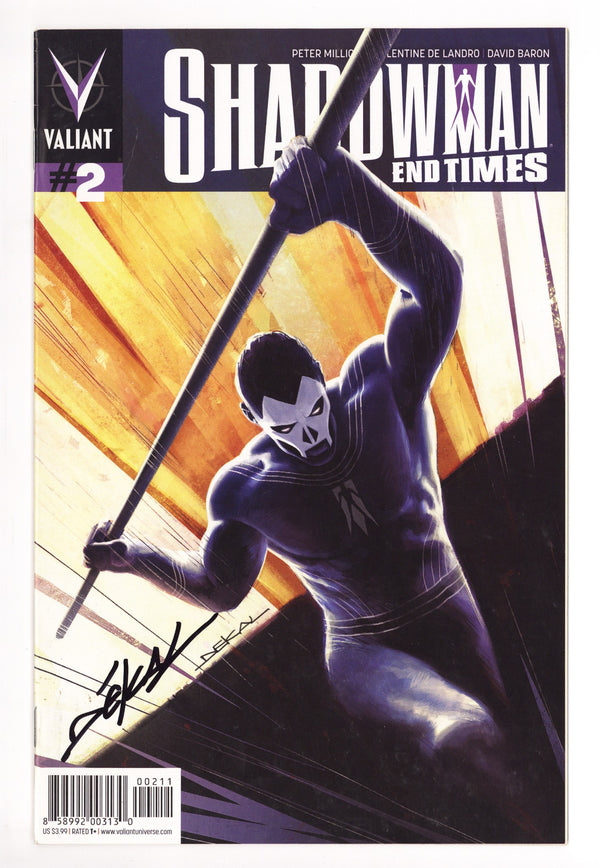 Shadowman: End Times 2 FN/VF (7.0) (2014) Signed x1 Cover Jeff Dekal