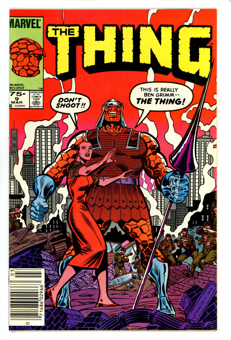 The Thing Vol 1 9 VF+ (8.5) (1984) Canadian Price Variant 