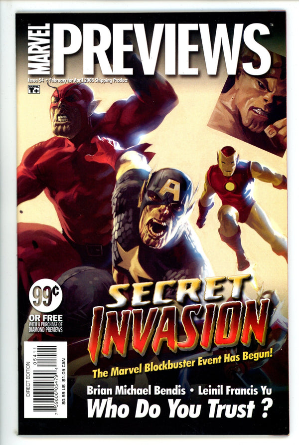 Marvel Previews Vol 1 54 High Grade (2008)