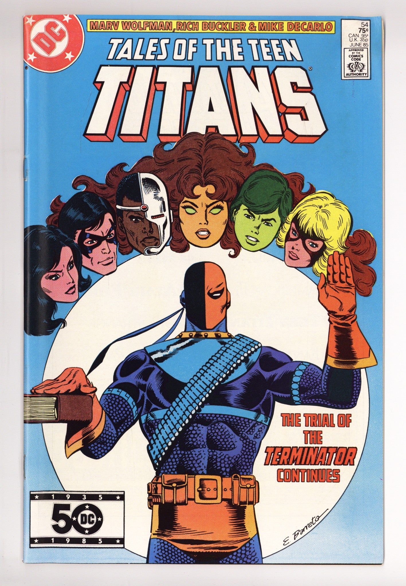 Tales of the Teen Titans 54 Low Grade (1985) 