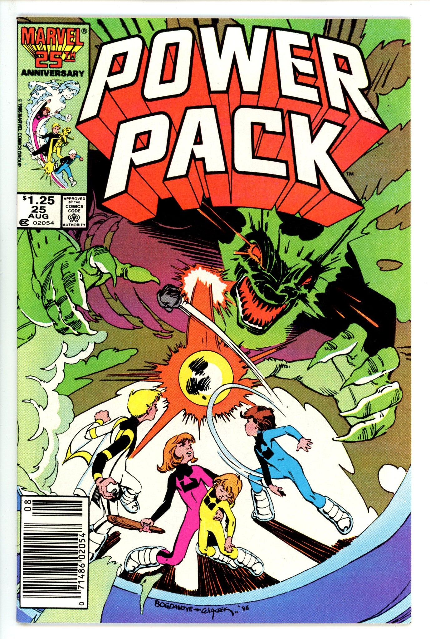 Power Pack Vol 1 25 Newsstand VF/NM (1986)