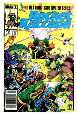 Rocket Raccoon Vol 1 3 VF/NM (9.0) (1985) Newsstand