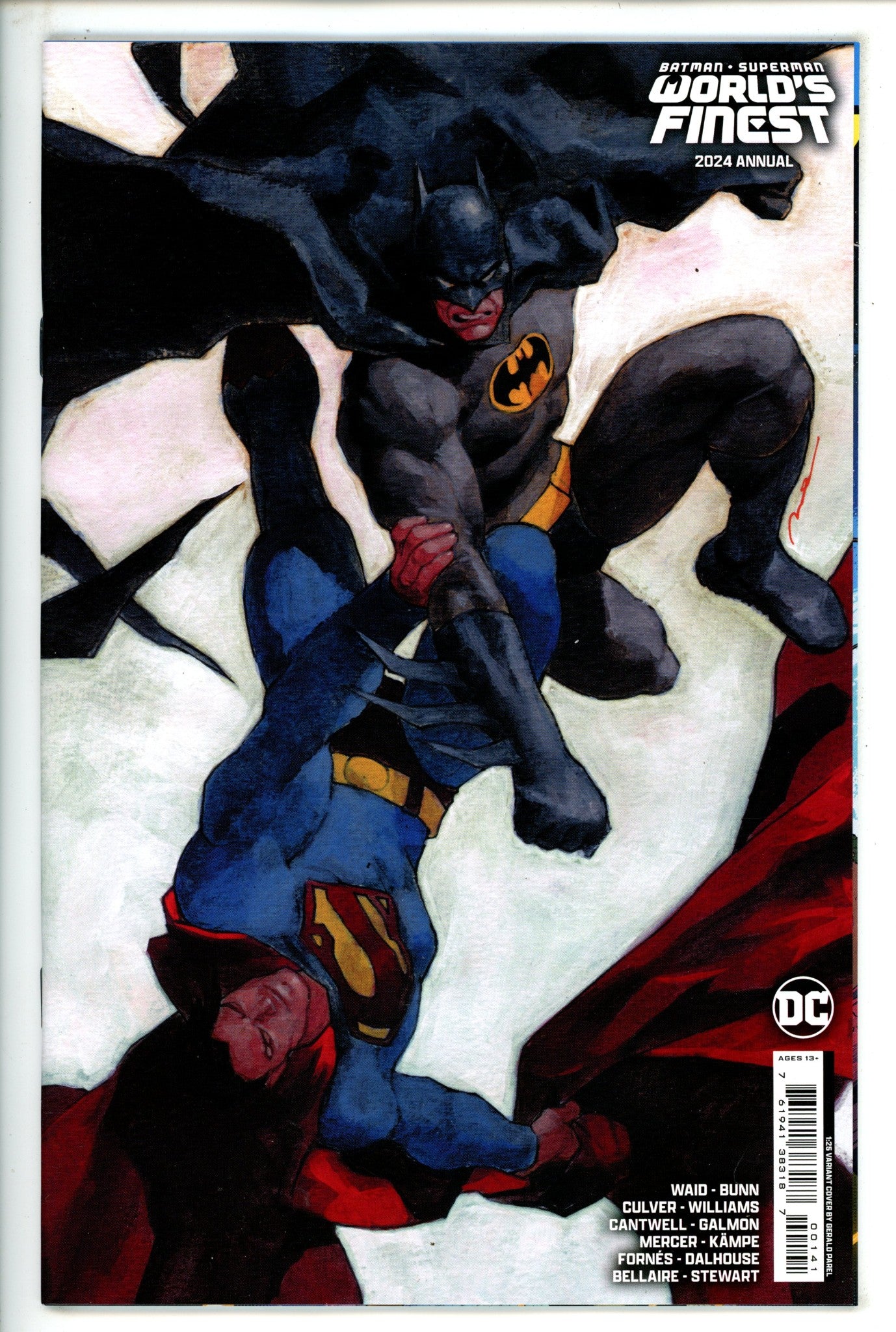 Batman Superman Worlds Finest 2024 Annual 1 Parel Incentive Variant NM (2024)
