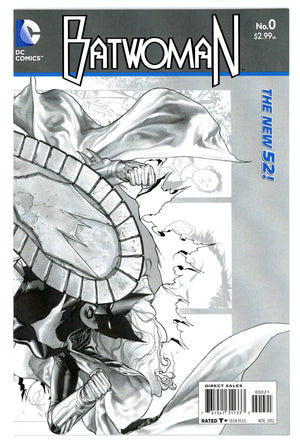 Batwoman Vol 1 0 VF+ (8.5) (2012) III B&W Wraparound Variant