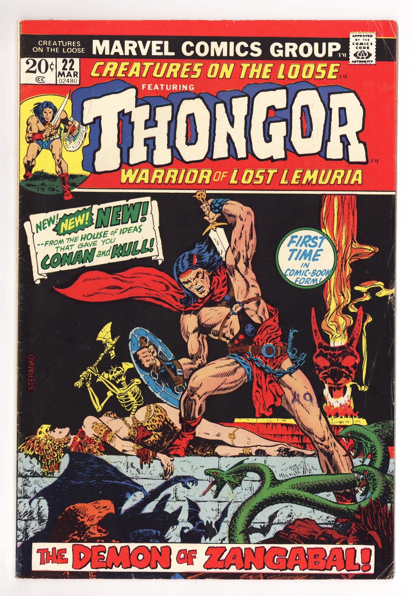 Creatures on the Loose 22 VG/FN (5.0) (1973) 