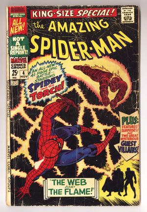 The Amazing Spider-Man Annual Vol 1 4 GD+ (2.5) (1967)