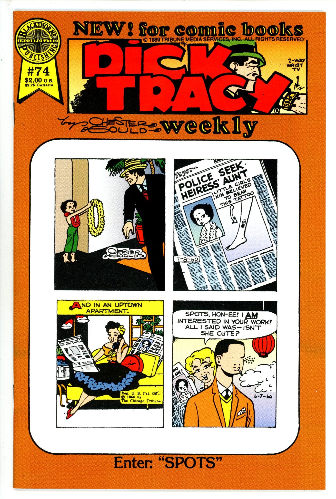 Dick Tracy Weekly 74 (1989)