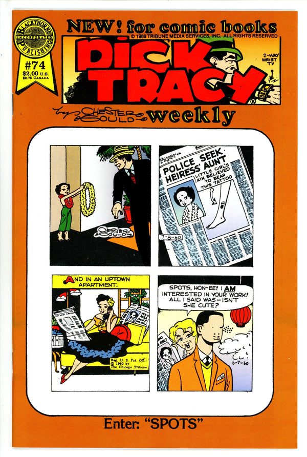 Dick Tracy Weekly 74 (1989)