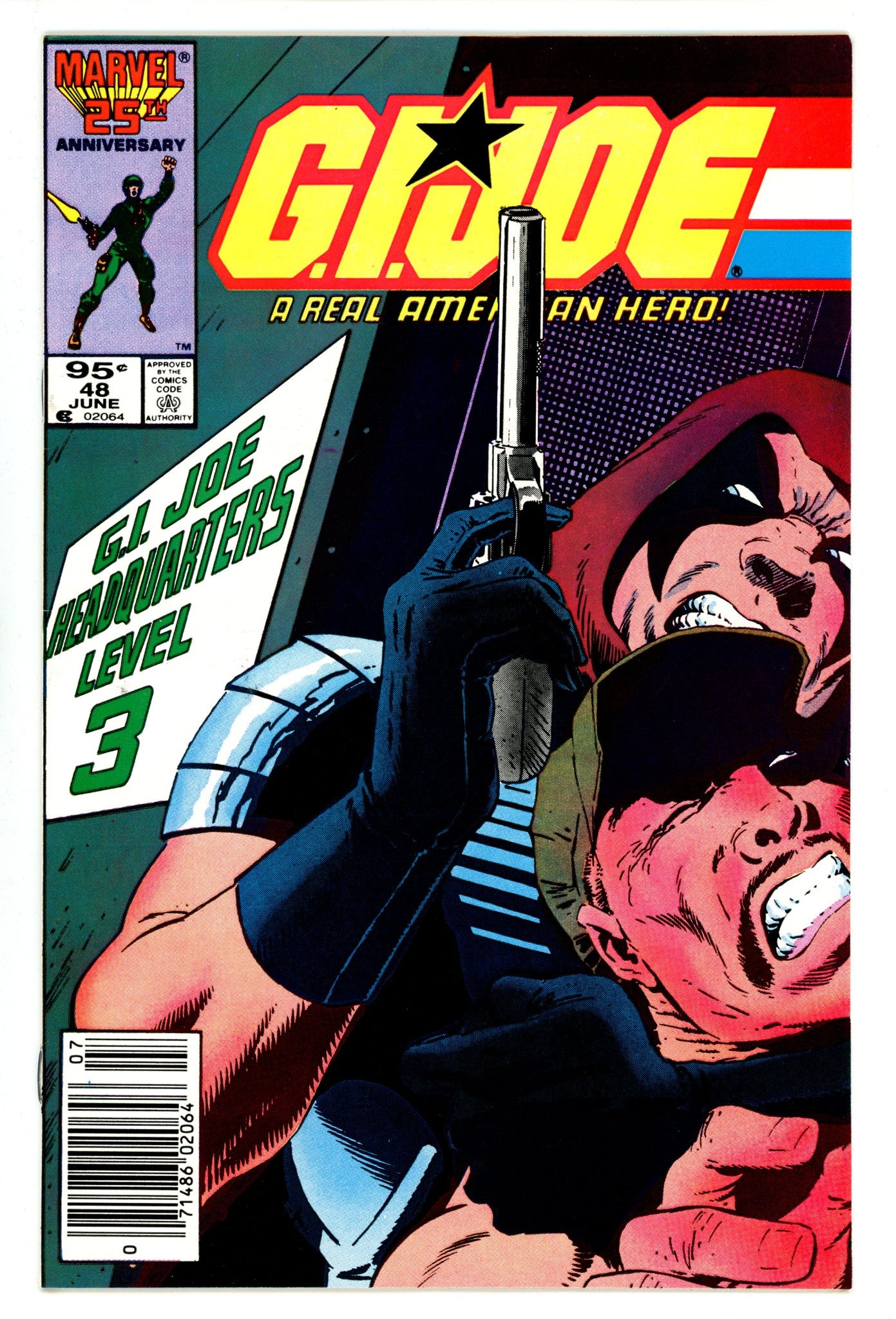 G.I. Joe, A Real American Hero 48 NM- (9.2) (1986) Canadian Price Variant 