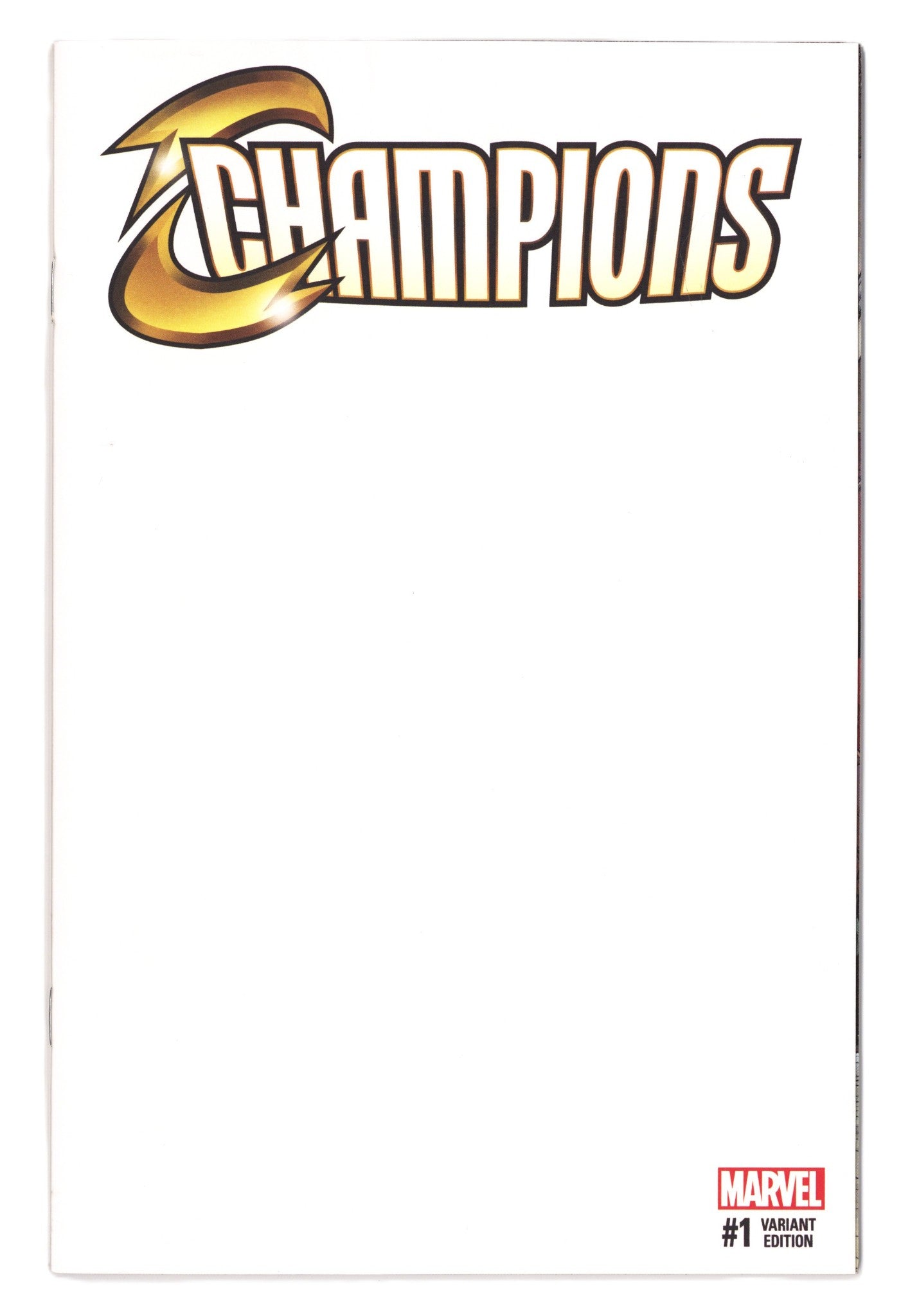 Champions Vol 2 1 NM (9.4) (2016) Blank Variant 