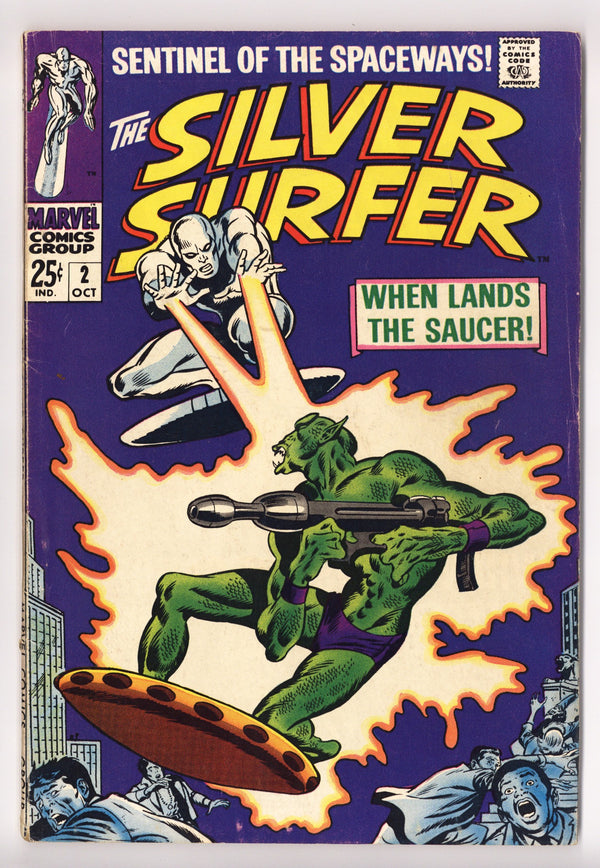The Silver Surfer Vol 1 2 FN- (5.5) (1968)