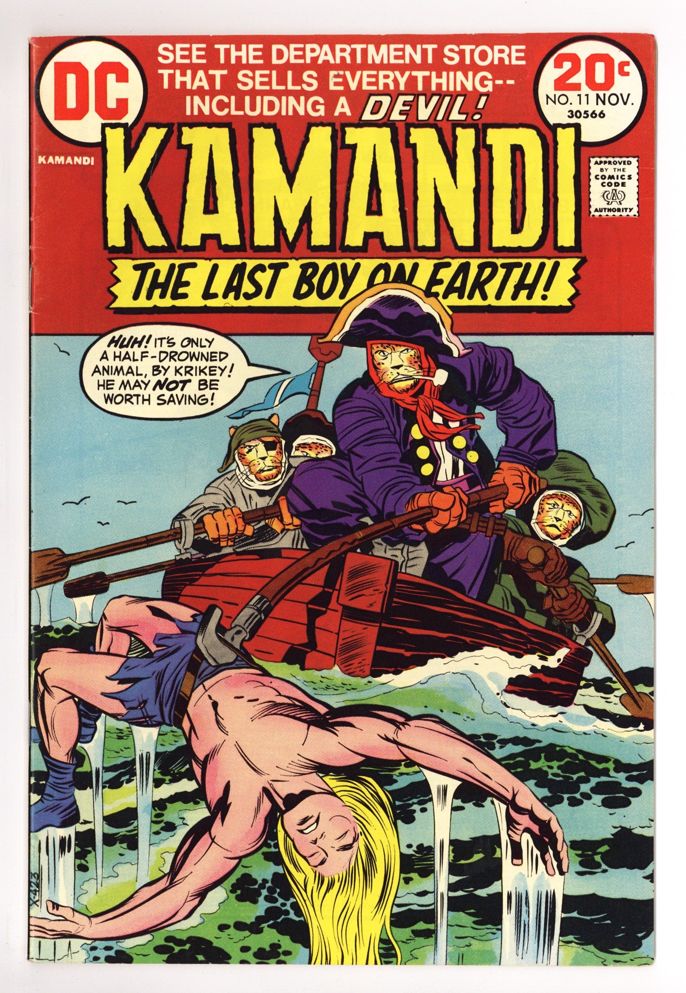 Kamandi, the Last Boy on Earth 11 Mid Grade (1973) 