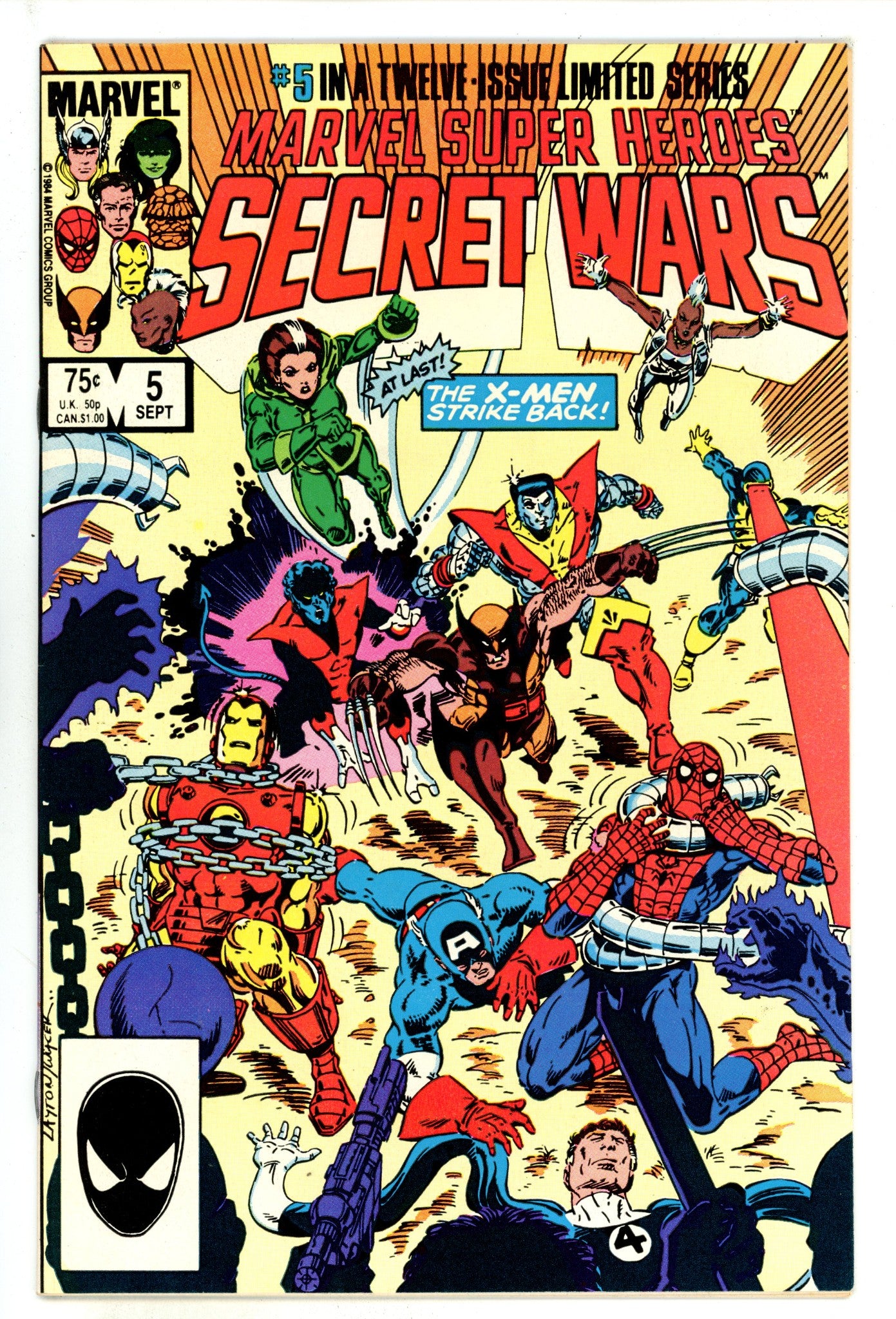 Marvel Super-Heroes Secret Wars 5 VF/NM (9.0) (1984) 