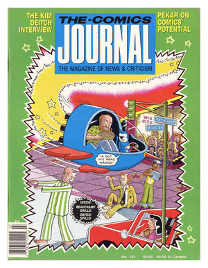 The Comics Journal 123 Mid Grade (1988) 