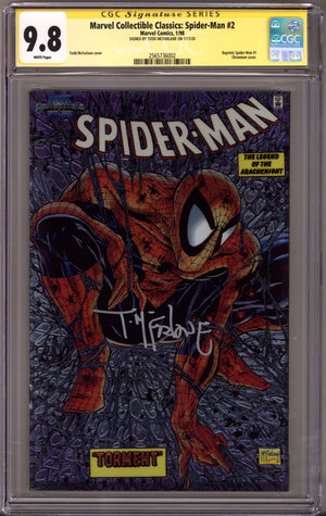 Marvel Collectible Classics: Spider-Man 2 CGC 9.8 (NM/M) (1998) Signed x1 Cover Todd McFarlane