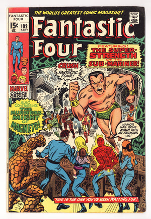 Fantastic Four Vol 1 102  VG+ (4.5)   (1970)