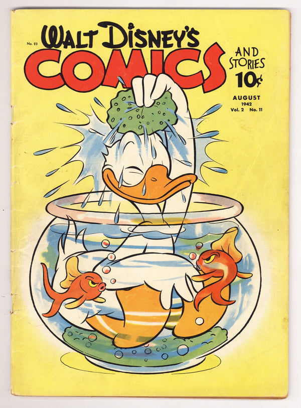 Walt Disney's Comics and Stories Vol 2 11 (23)  VG+ (4.5)   (1942)