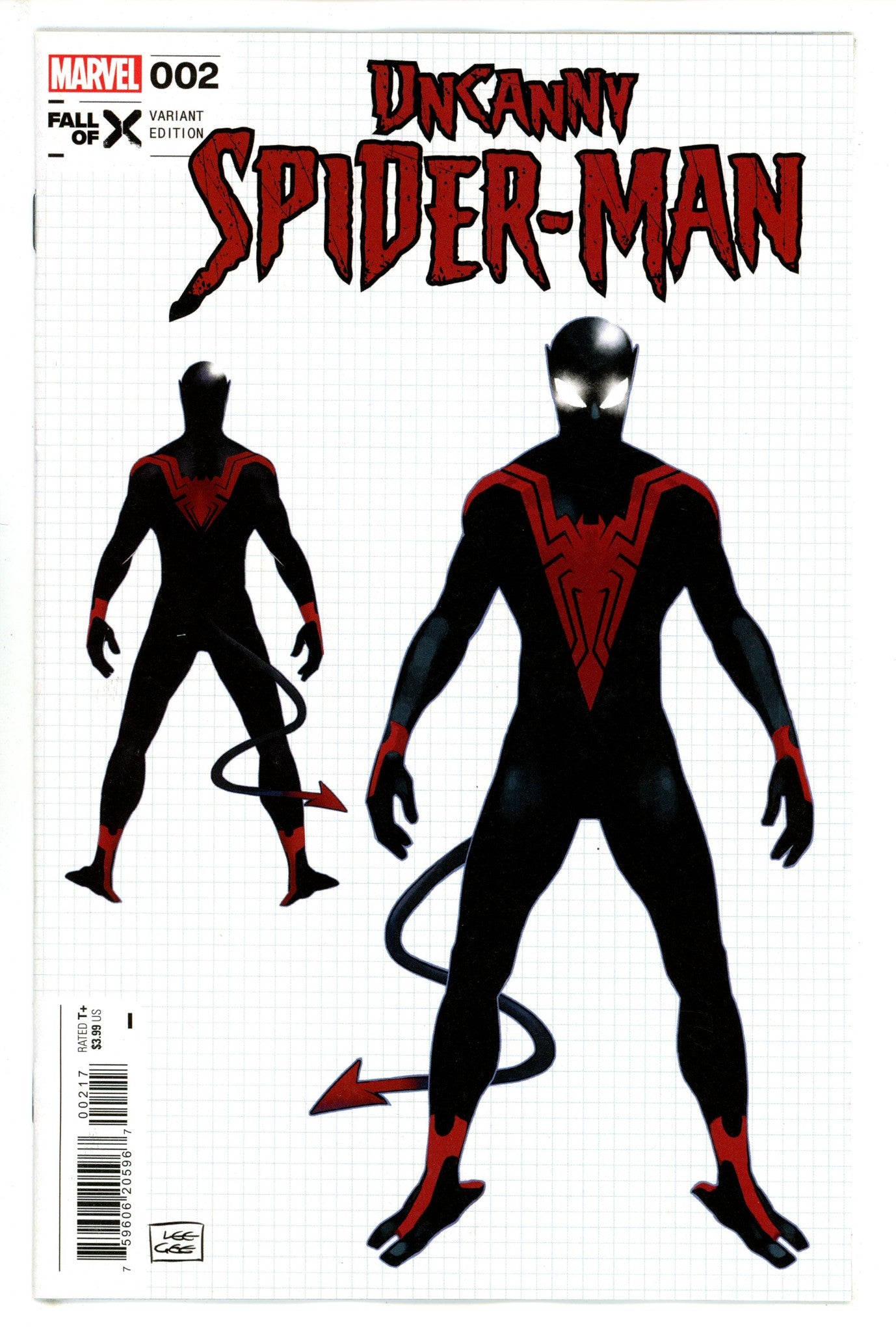 Uncanny Spider-Man 2 Garbett Design Incentive Variant NM- (2023)