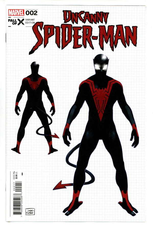 Uncanny Spider-Man 2 Garbett Design Incentive Variant NM- (2023)