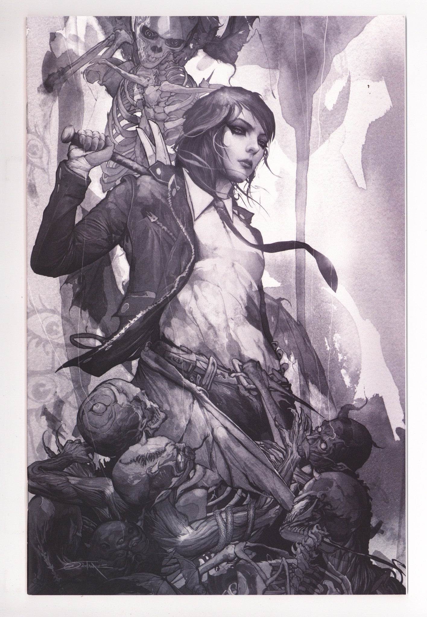 Damn Them All 1 NM (9.4) (2022) Quintana B&W Virgin Exclusive Variant 