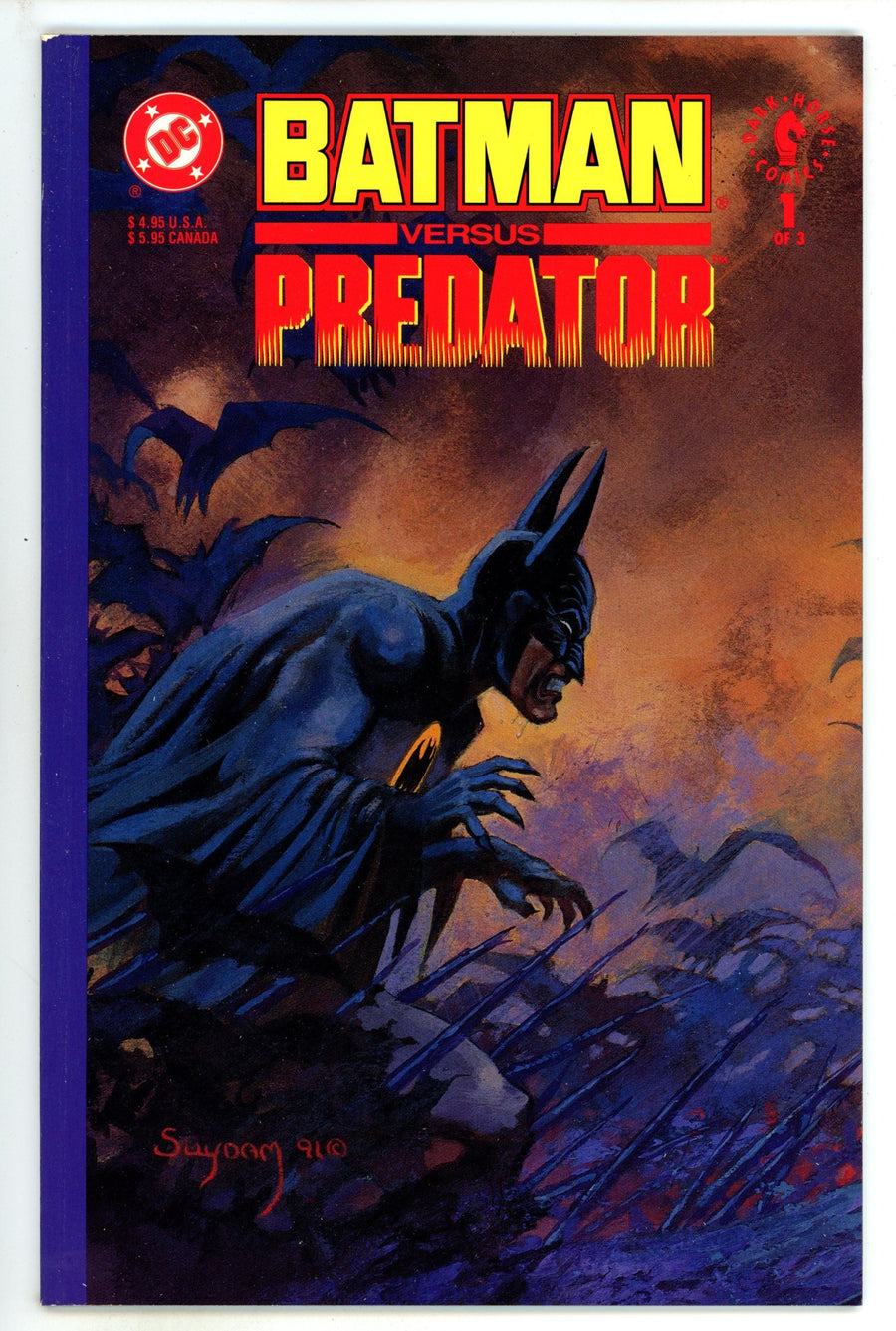 Batman versus Predator [Prestige] 1 High Grade (1992) Batman Variant 