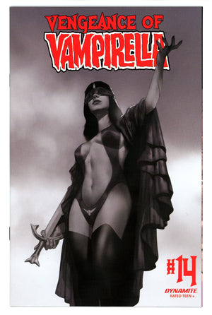 Vengeance of Vampirella Vol 2 14 NM- (9.2) (2021) Oliver B&W Incentive Variant