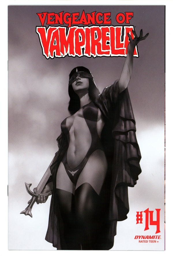 Vengeance of Vampirella Vol 2 14 NM- (9.2) (2021) Oliver B&W Incentive Variant