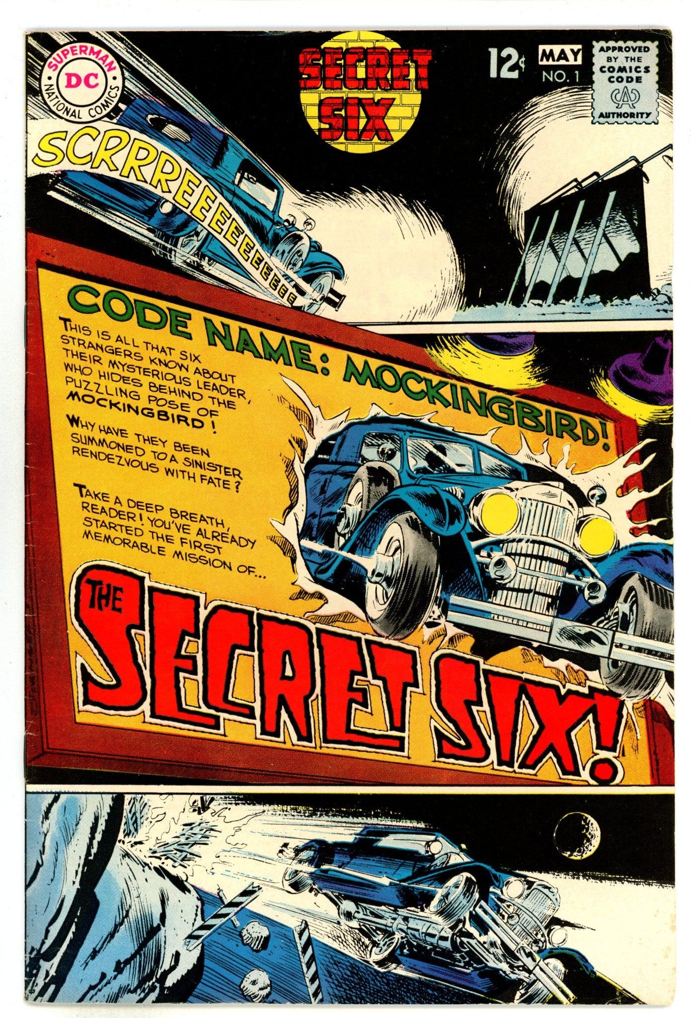 Secret Six Vol 1 1 FN (6.0) (1968) 