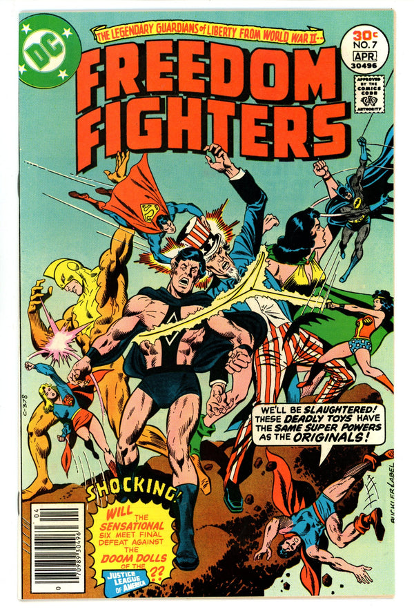 Freedom Fighters Vol 1 7 VF/NM (9.0) (1977)