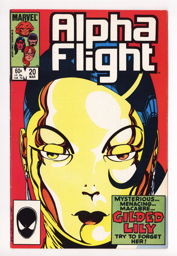 Alpha Flight Vol 1 20 Mid Grade (1985)