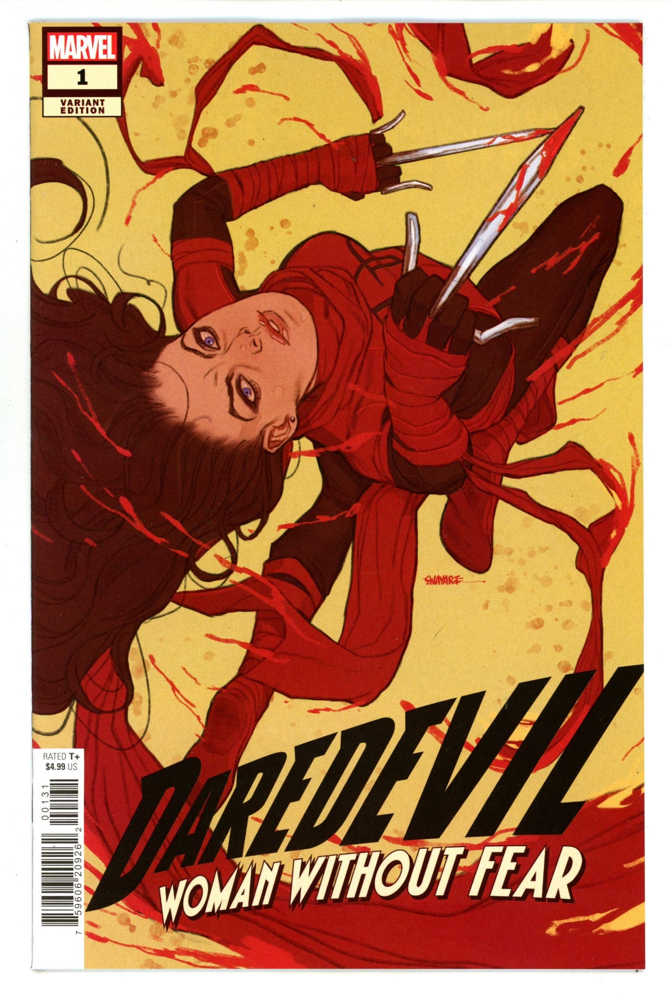 Daredevil: Woman Without Fear 1 Swaby Variant (2024)