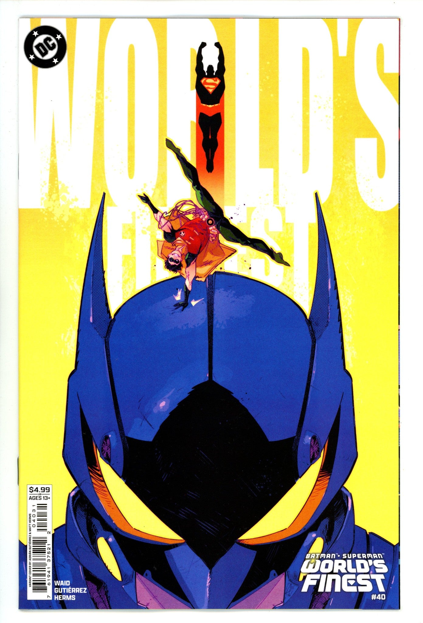 Batman Superman Worlds Finest 40 Gutiérrez Variant (2025)