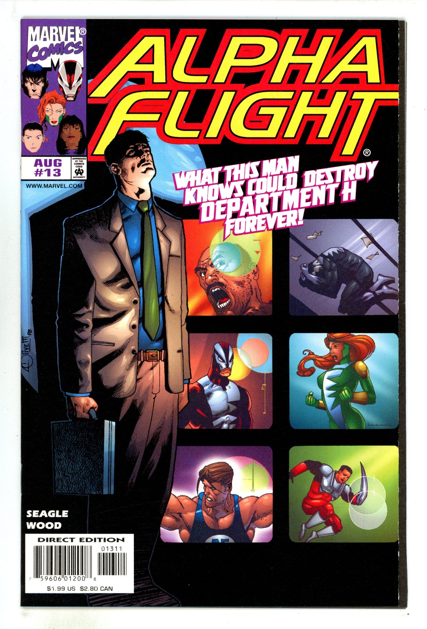 Alpha Flight Vol 2 13 High Grade (1998) 