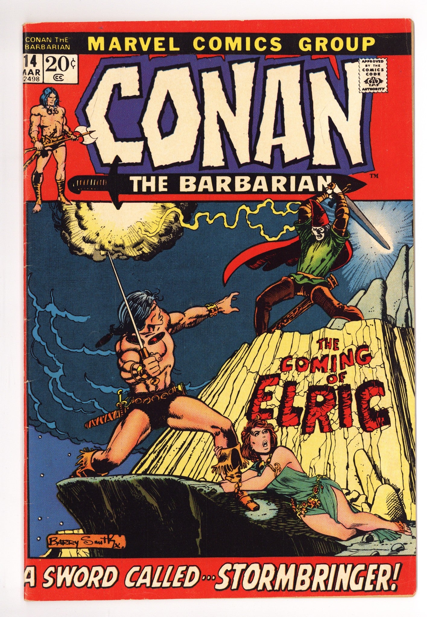Conan the Barbarian Vol 1 14 FN (6.0) (1972) 
