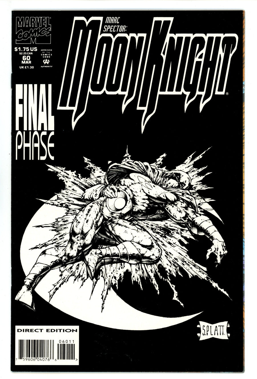Marc Spector: Moon Knight 60 NM- (9.2) (1994) 