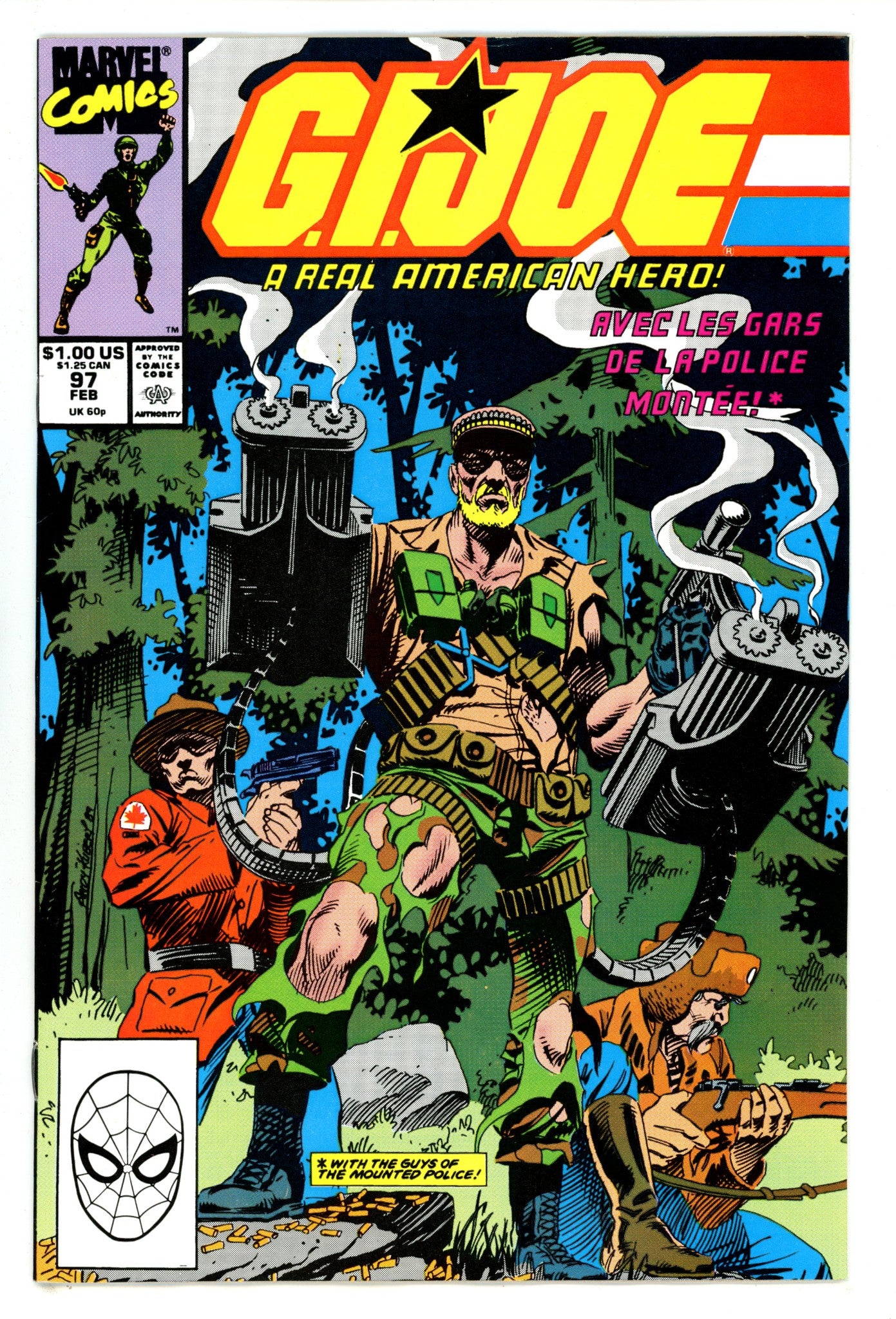 G.I. Joe, A Real American Hero 97 VF (8.0) (1990) 