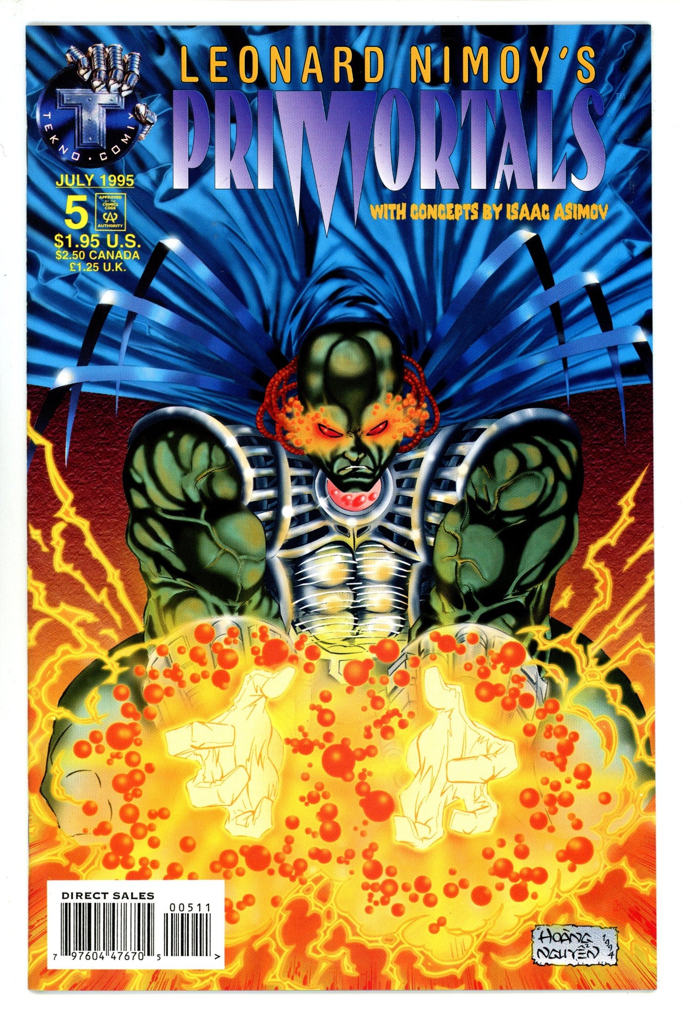 Leonard Nimoy's Primortals Vol 1 5 (1995)