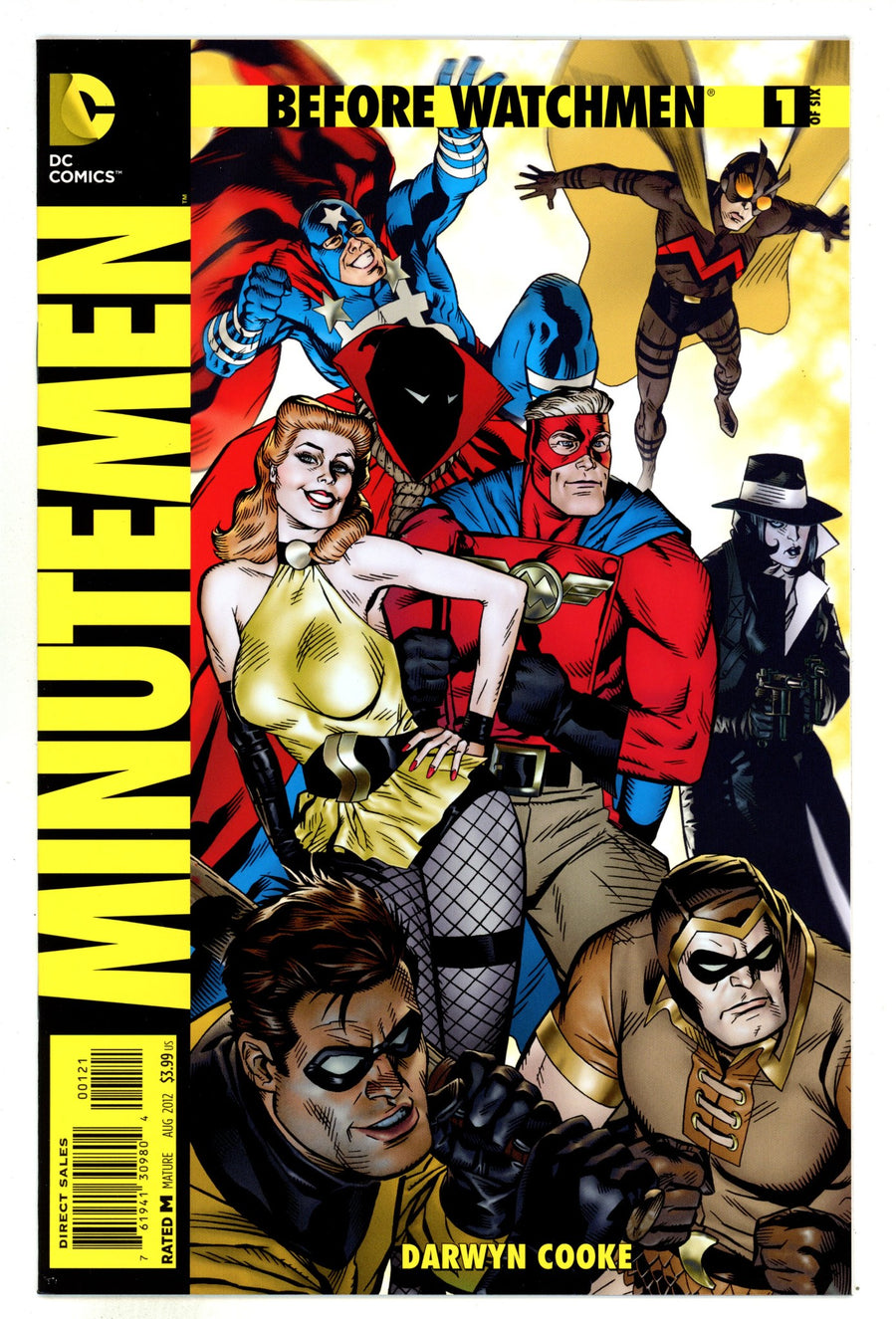 Before Watchmen: Minutemen 1 NM- (9.2) (2012) Golden Incentive Variant 