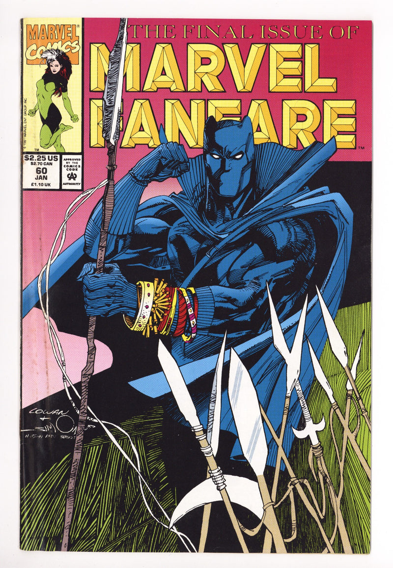 Marvel Fanfare 60 Low Grade (1991) 